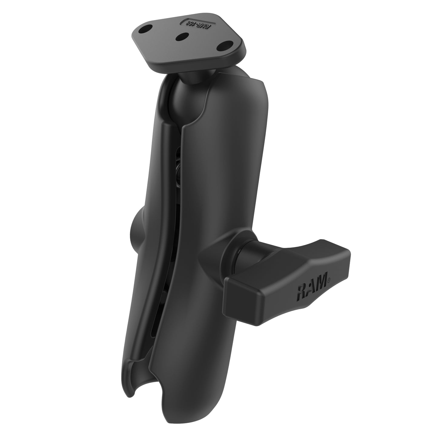 RAM® Double Socket Arm with Diamond Ball Plate