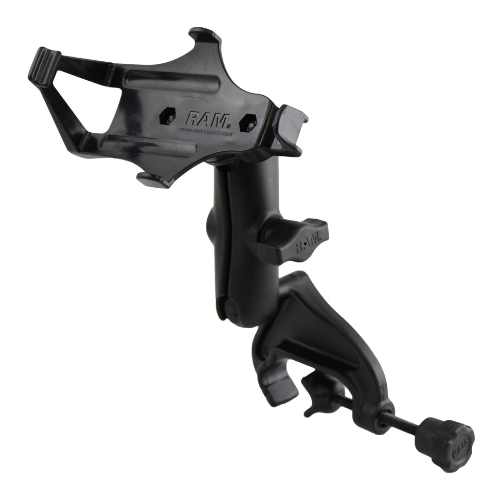 RAM® Double Ball Yoke Clamp Mount for Garmin GPSMAP 176, 396, 496 + More