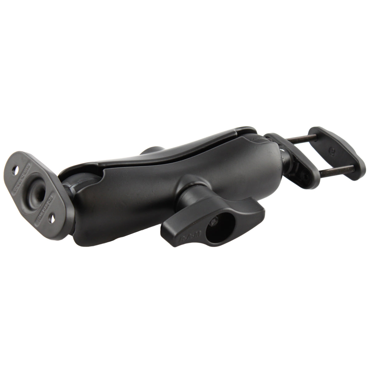 RAM® 2" Square Post Clamp Mount with 2 3/8" 2-Hole Pattern Plate