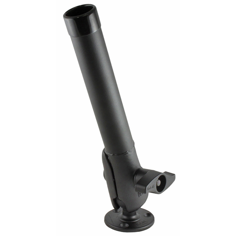 RAM® Tube™ Fishing Rod Holder with Large Round Ball Base