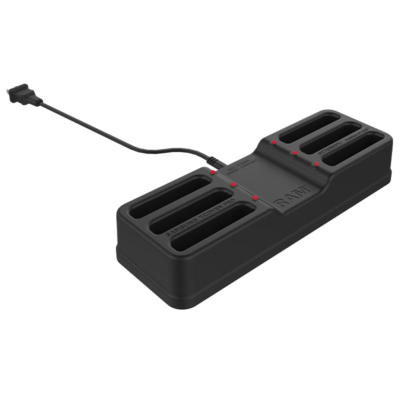 RAM® 6-Port Charging Dock for Samsung XCover Pro with OtterBox uniVERSE