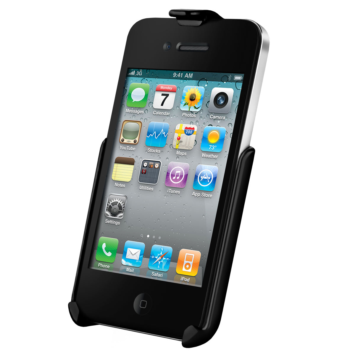 RAM® Form-Fit Cradle for Apple iPhone 4 & 4S