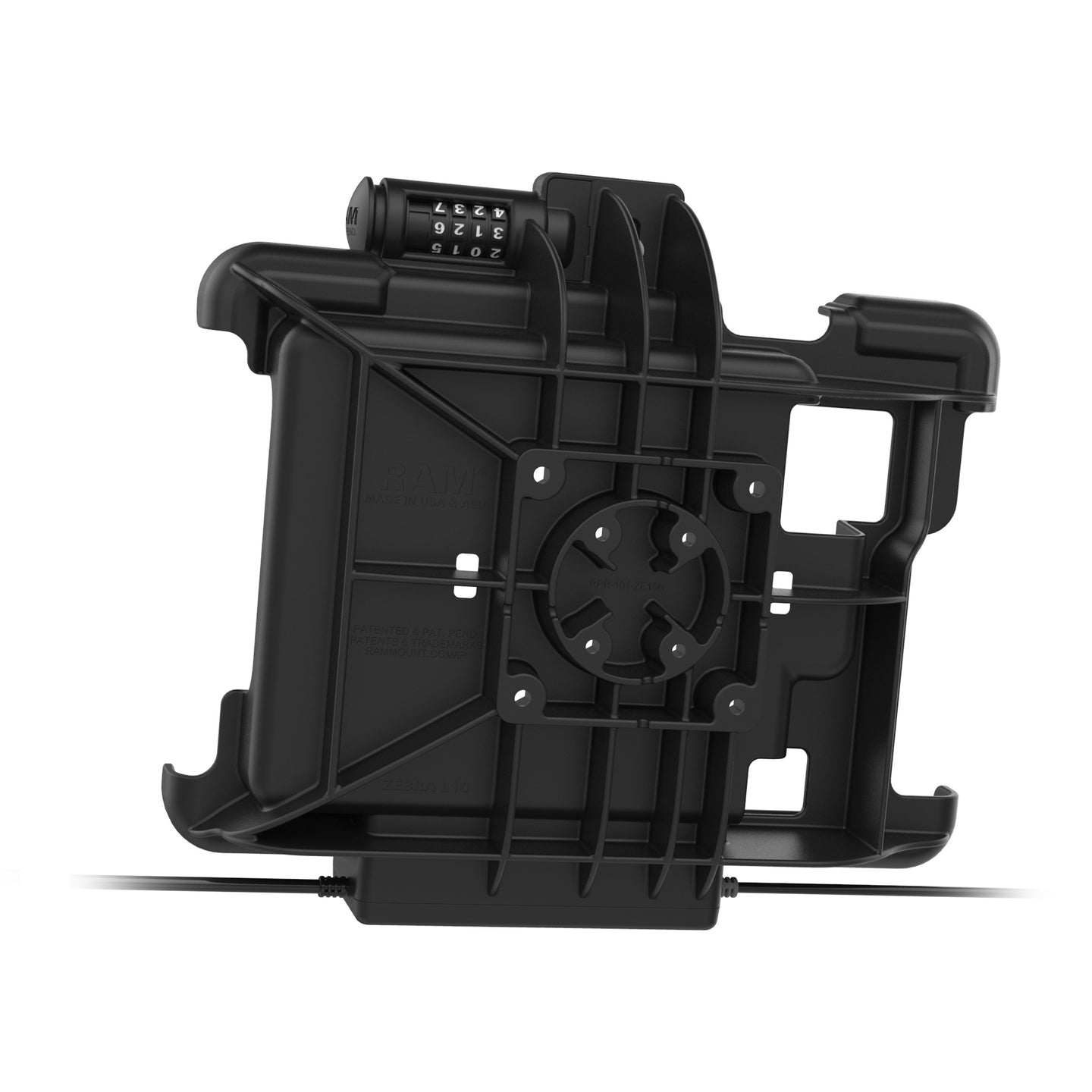 GDS® Combo Locking Power + Dual USB Dock for Zebra XSLATE L10