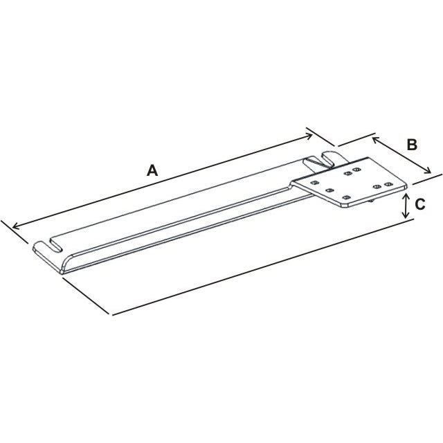 RAM® No-Drill™ Vehicle Base for '10-13 Ford Transit Connect + More