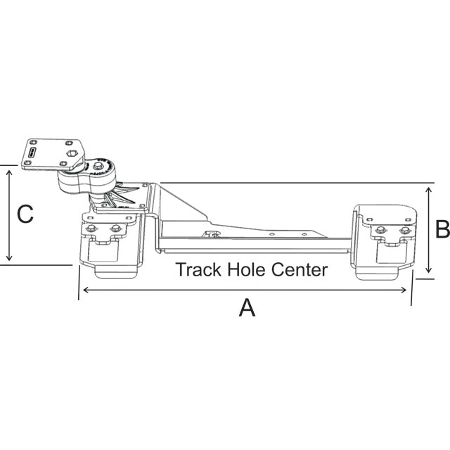 RAM® No-Drill™ Vehicle Base for '06-16 Chevrolet Impala (Police) + More