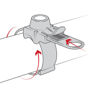RAM® EZ-Strap™ Rail Mount for Garmin Astro 220, GPS 60, GPSMAP 60 Series