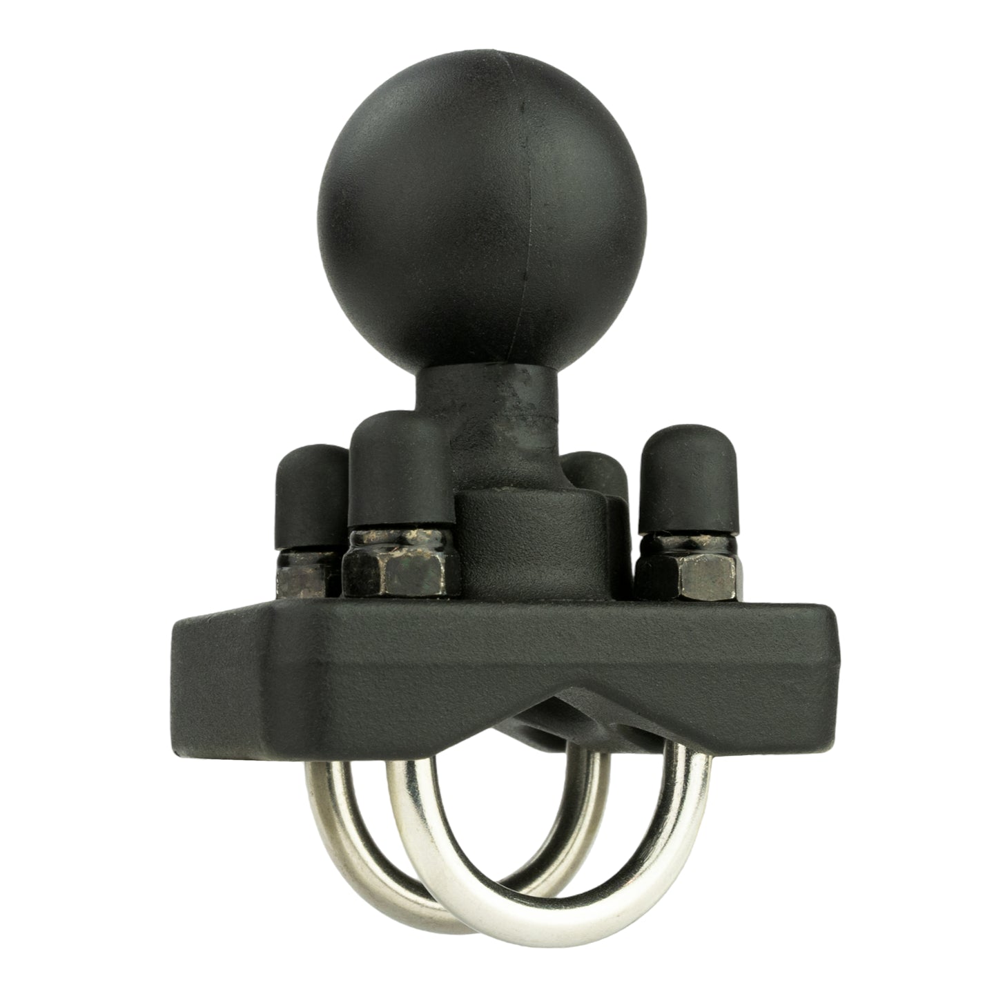 RAM® Double U-Bolt Ball Base for .75" - 1" Rails