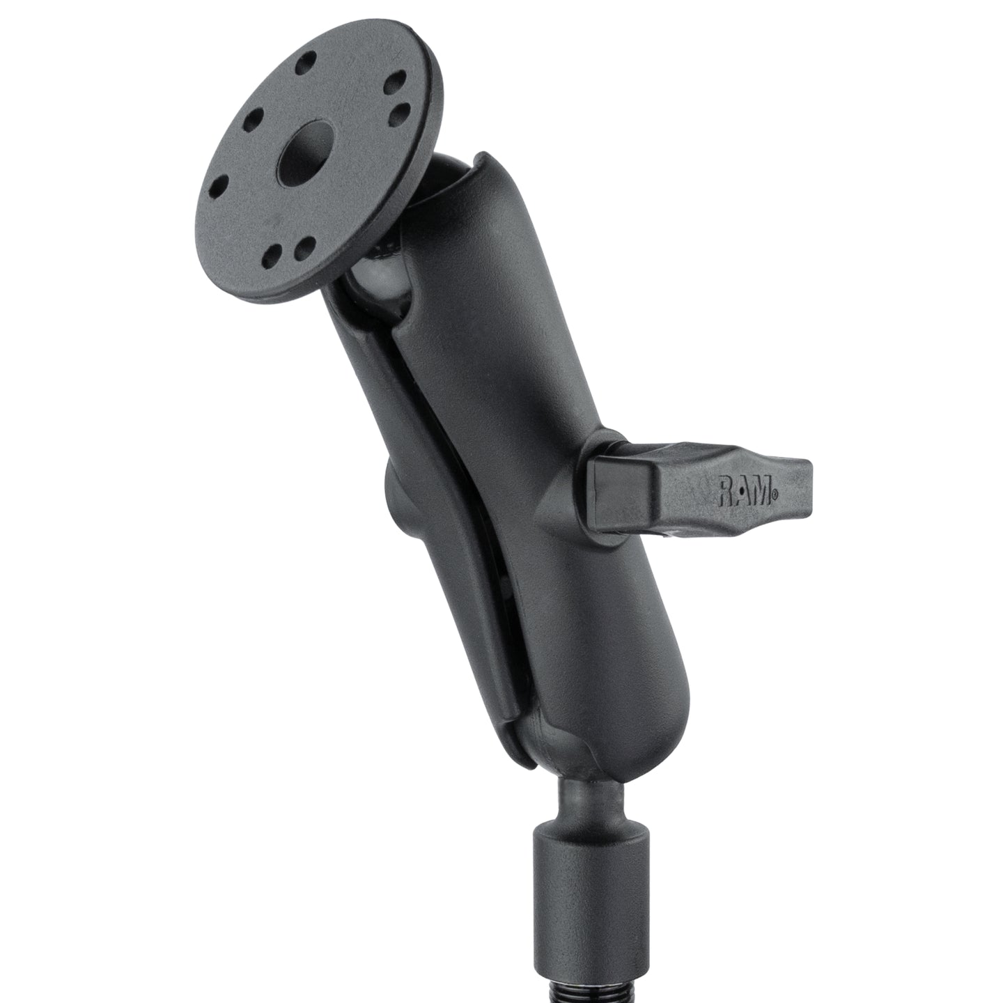 RAM® Pod HD™ Vehicle Mount with 18" Aluminum Rod and Round Plate