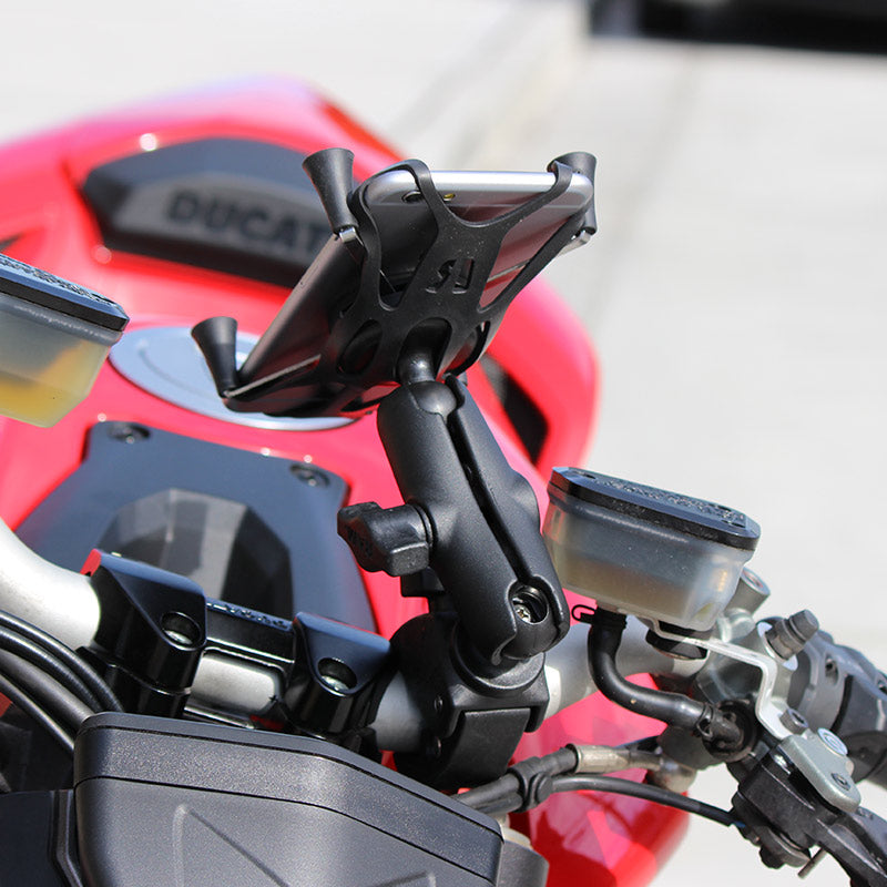RAM® X-Grip® Phone Mount with RAM® Tough-Claw™ Small Clamp Base - Medium