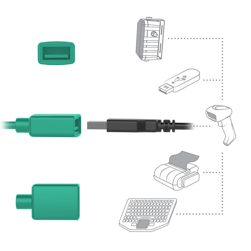 GDS® Dock + Single USB-A for iPad mini 6 with IntelliSkin®