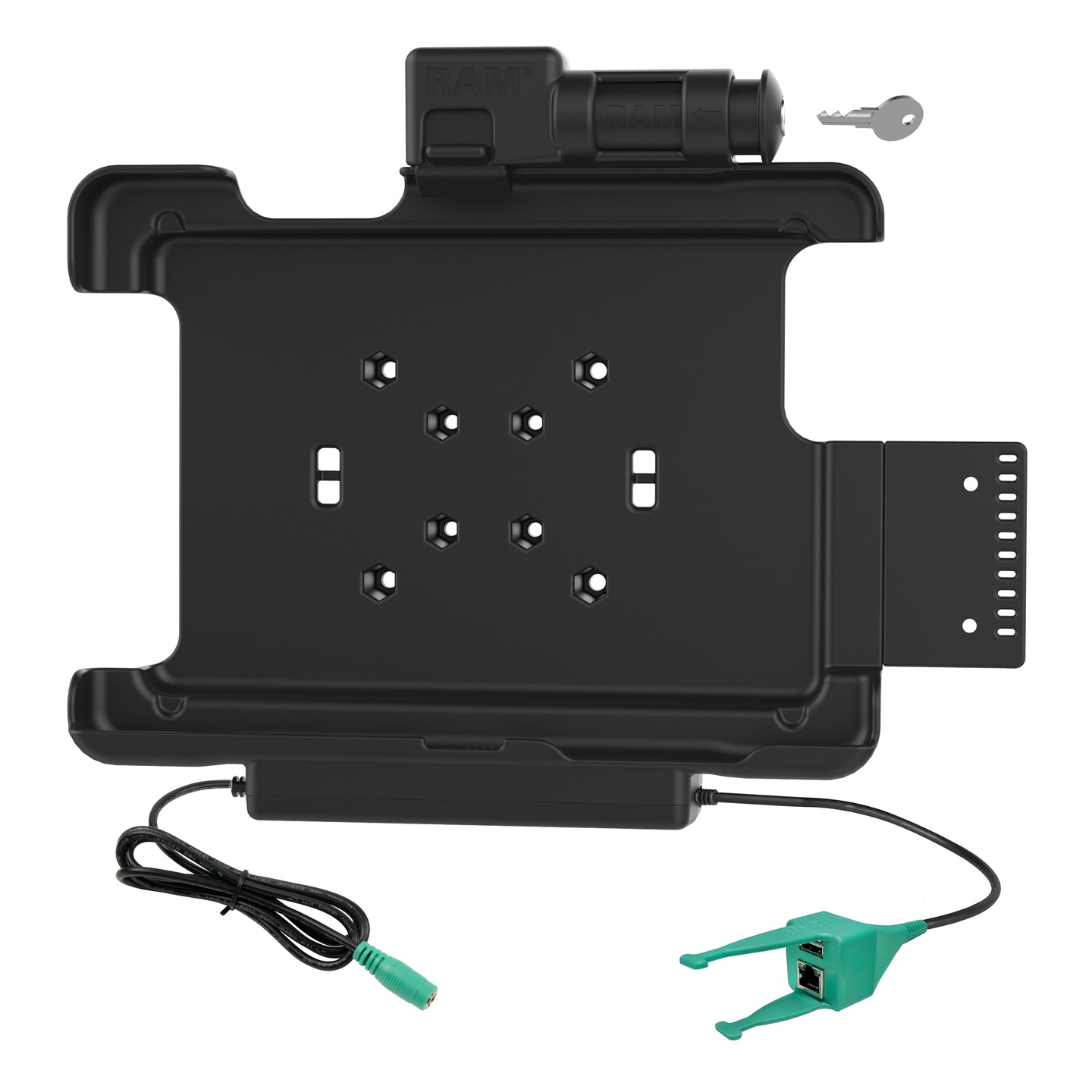 RAM® Key Locking Power + USB-A & RJ45 Dock for Honeywell RT10 Tablet
